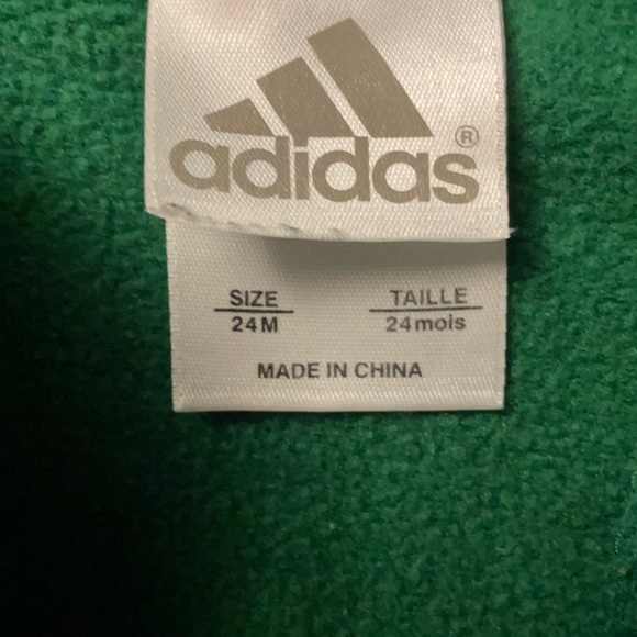 Adidas zip up sweater size 24M - Picture 5 of 6